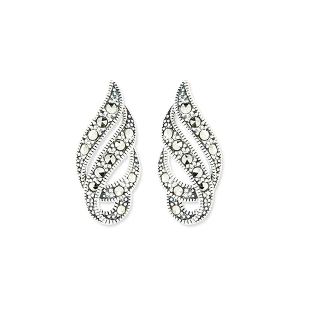 Marcasite Flame Studs 
