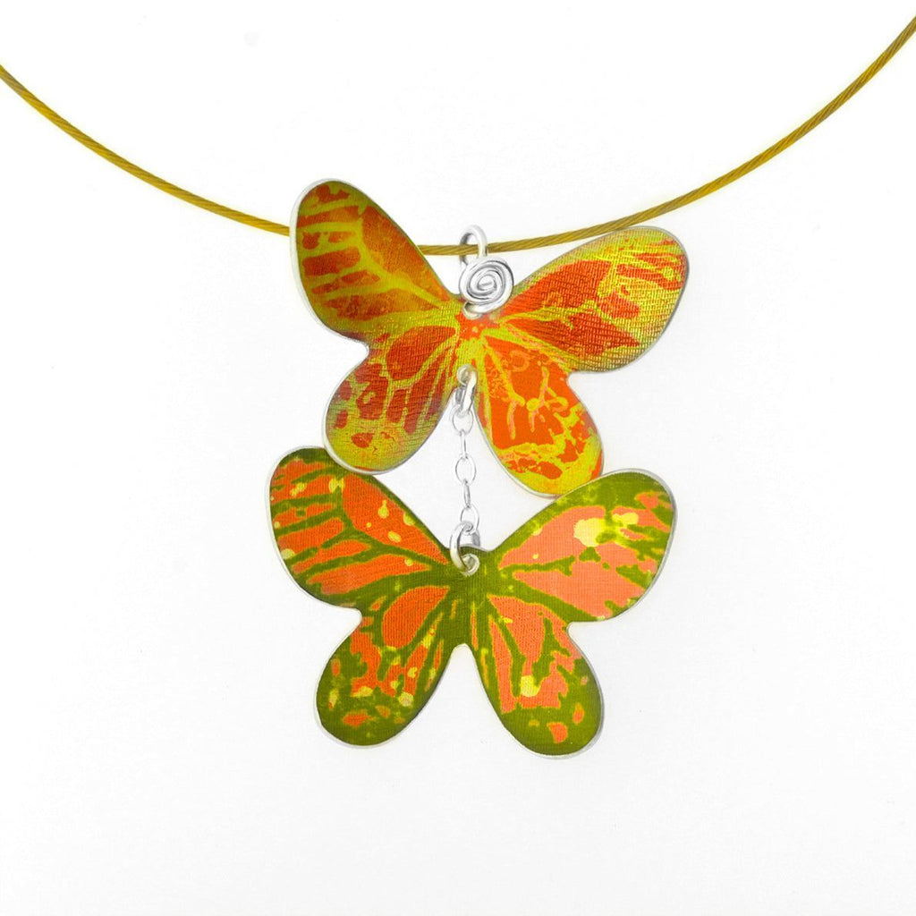 Tropical Butterfly Necklace 