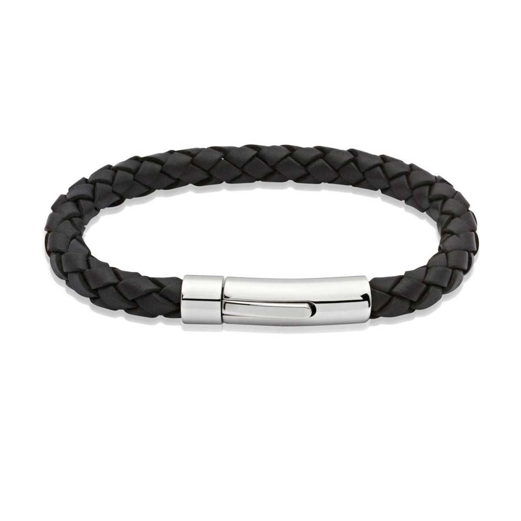 Black Leather Bracelet 