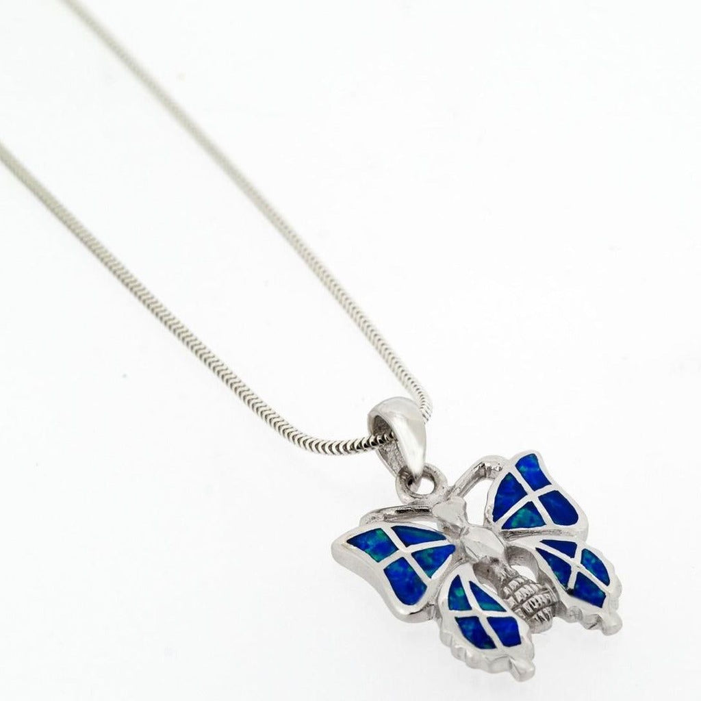 Blue Butterfly Pendant 