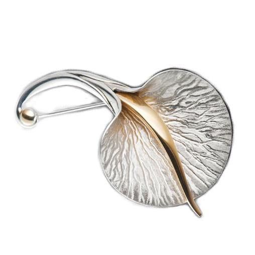 Calla Satin Lily Brooch 