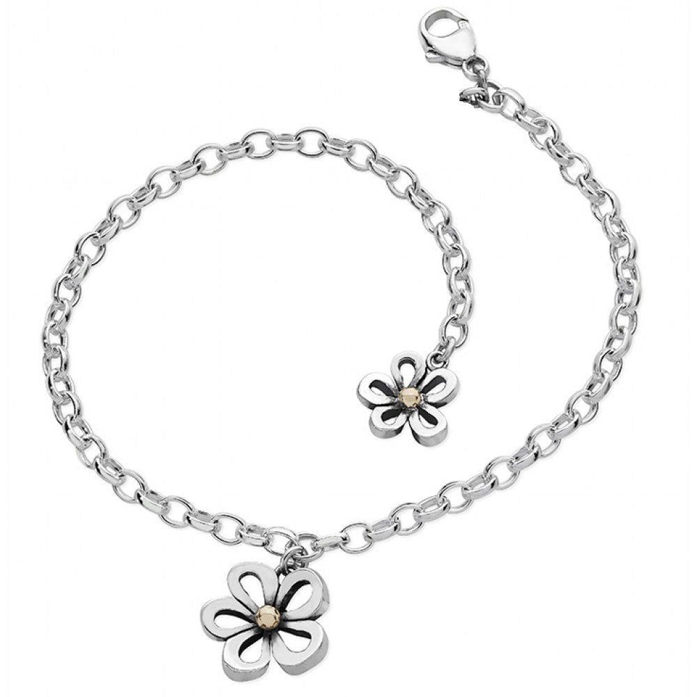 Flower Charm Bracelet 