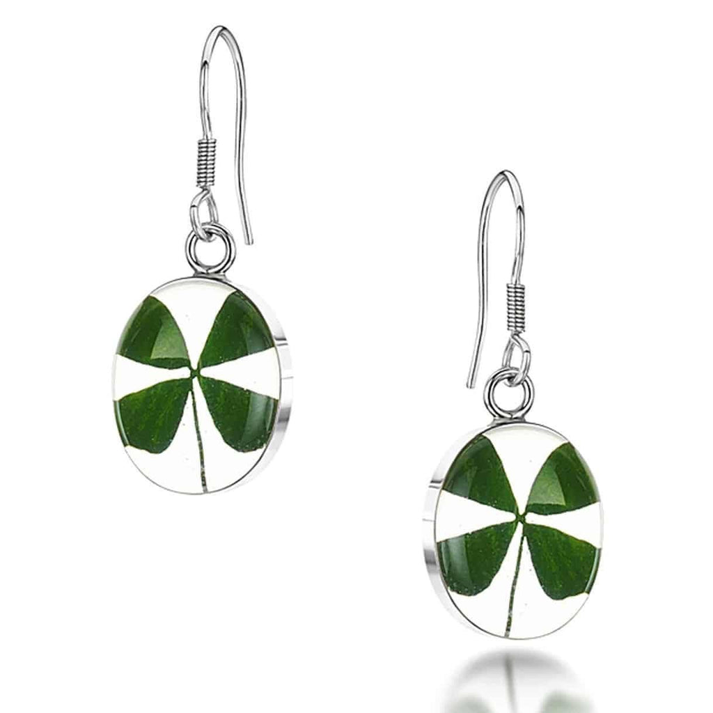 Four Leaf Clover Drop Earrings 