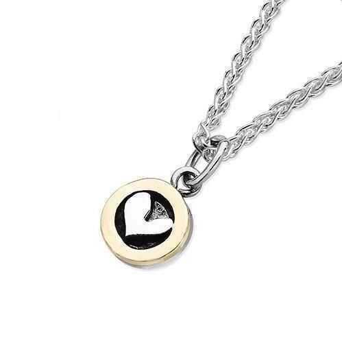 Heart & Circle Necklace 