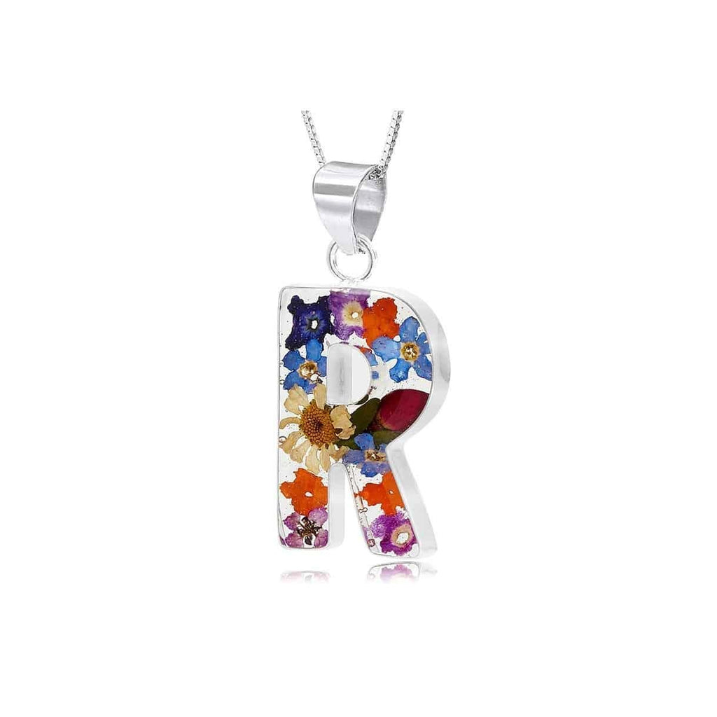 Initial R Necklace 