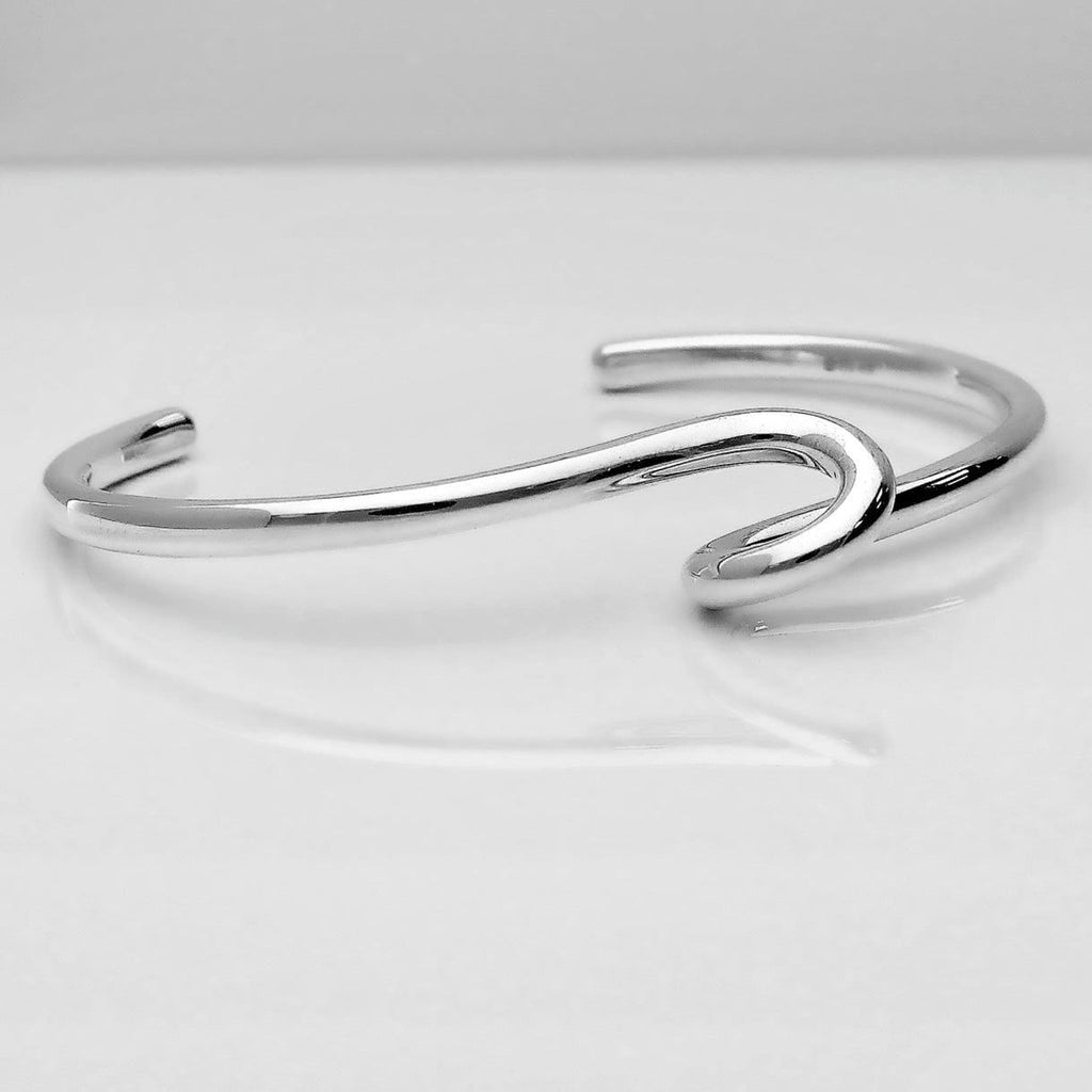 Loop Silver Cuff Bangle 