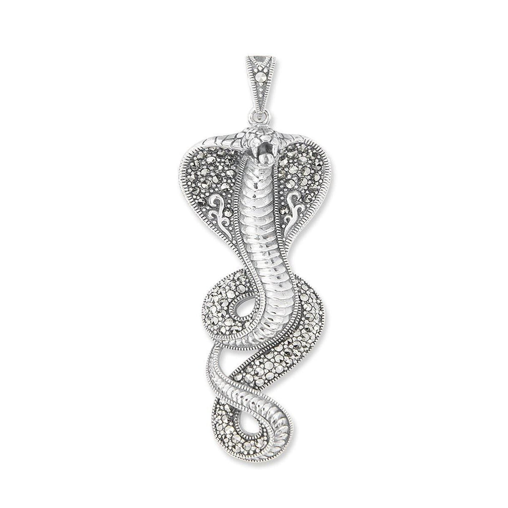 Marcasite Cobra Pendant 