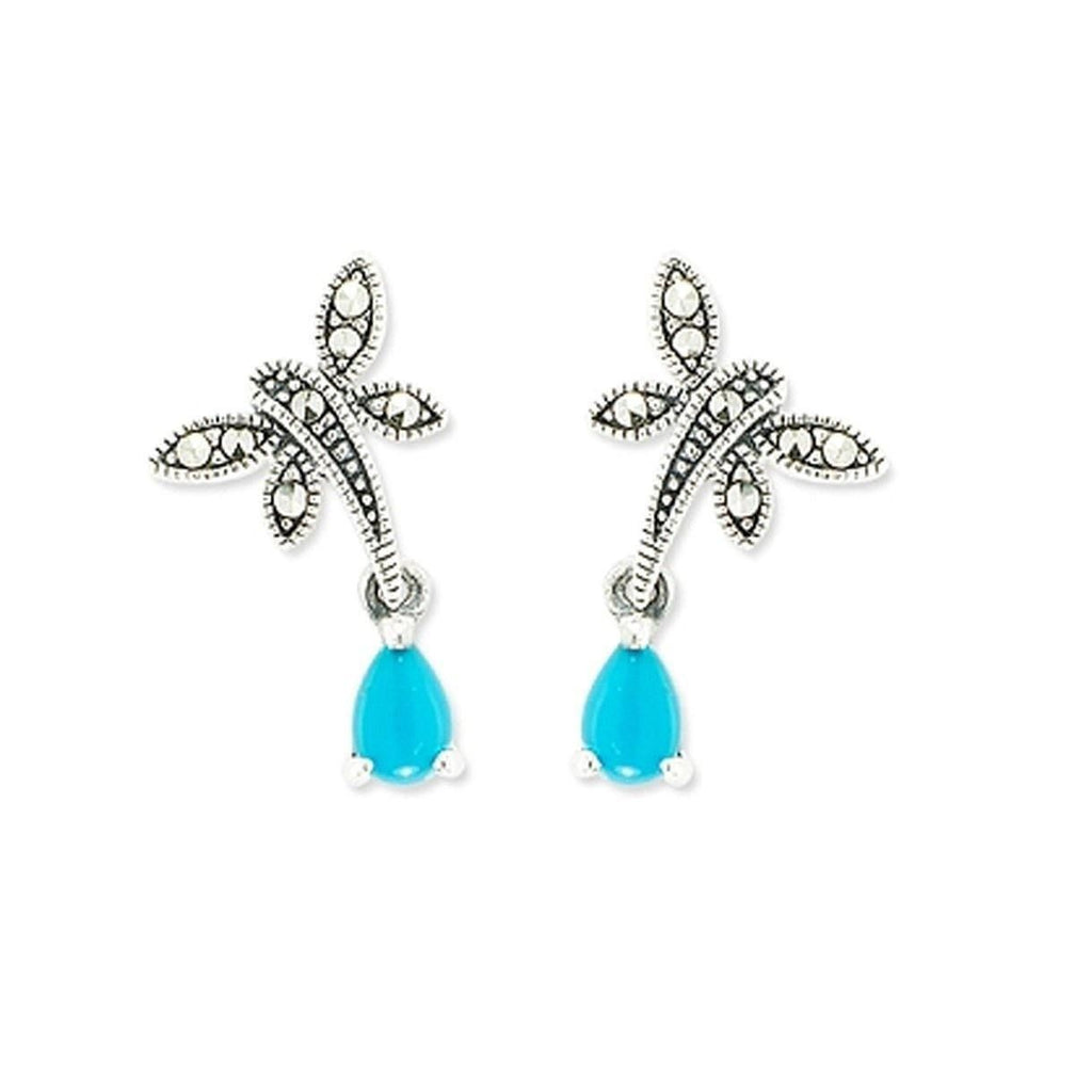 Marcasite Dragonfly Drops 