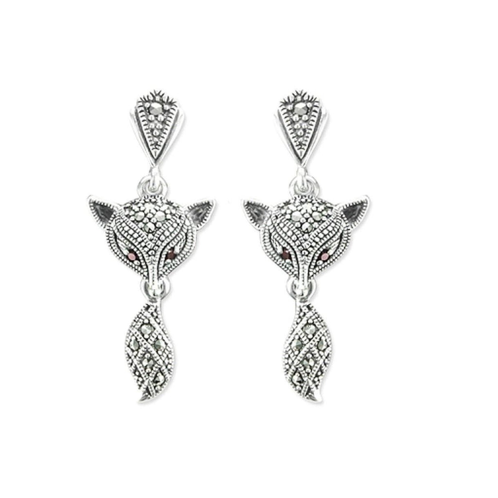 Marcasite Fox Drops 