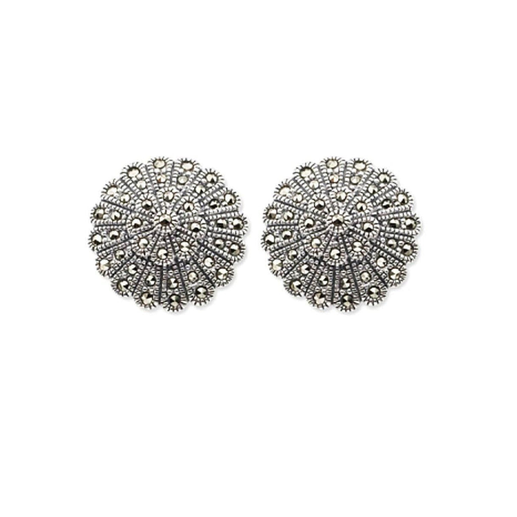 Marcasite Round Studs 