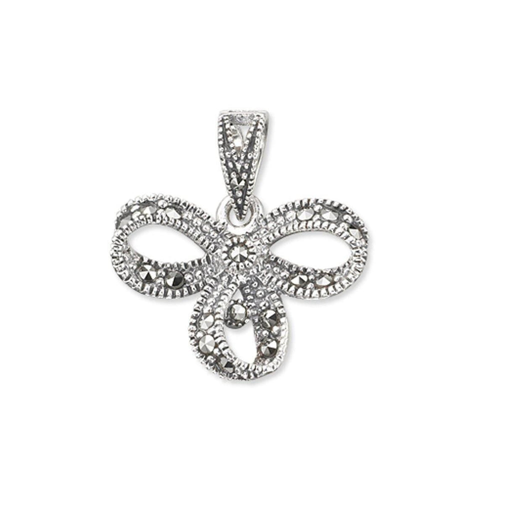 Marcasite Shamrock Pendant 