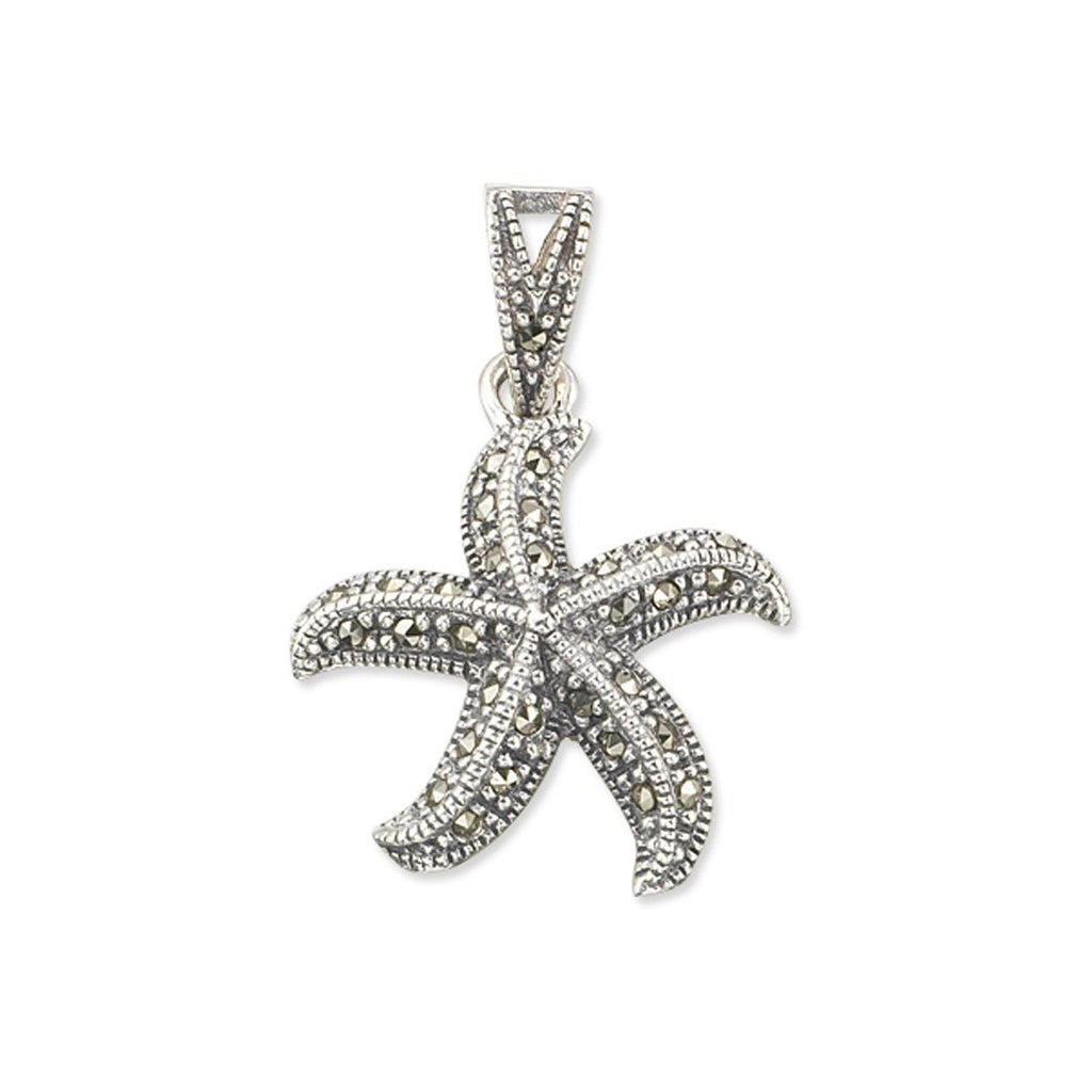 Marcasite Starfish Pendant 