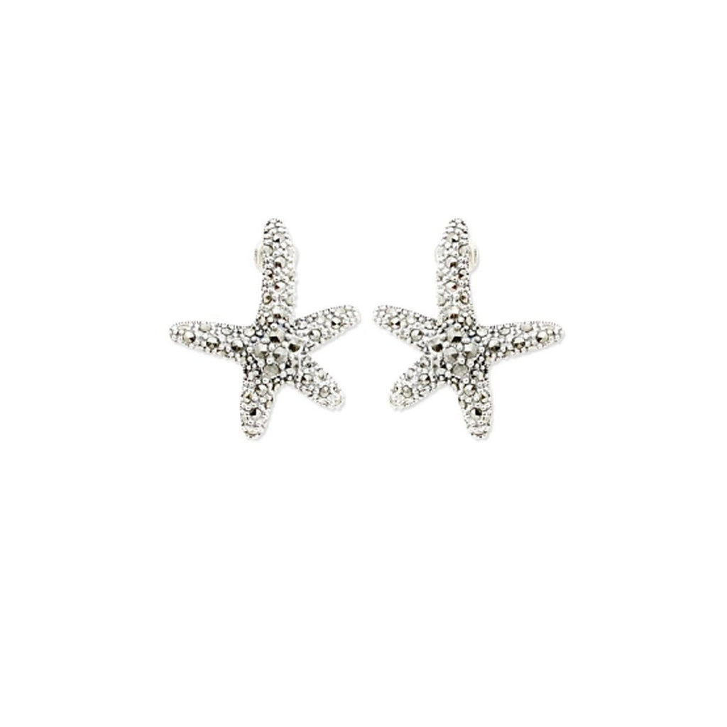 Marcasite Starfish Studs 