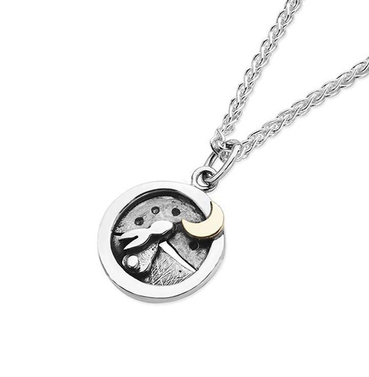 Petite Moon Gazing Necklace 