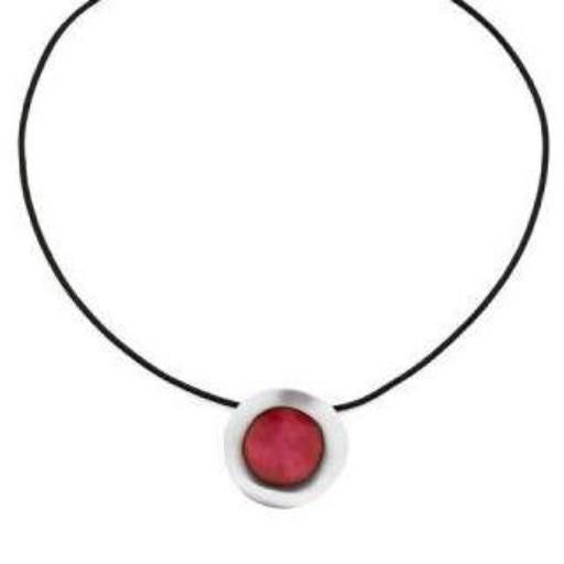 Red Enamel Necklace 