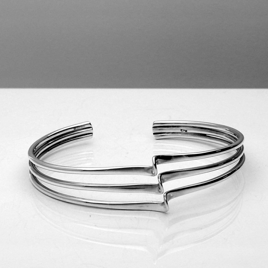 Silver Cuff Bangle 