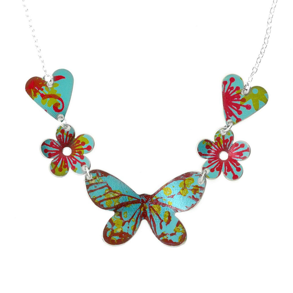 Spring Butterfly Necklace 