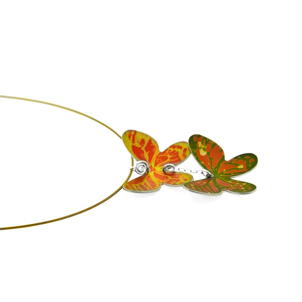 Tropical Butterfly Necklace 