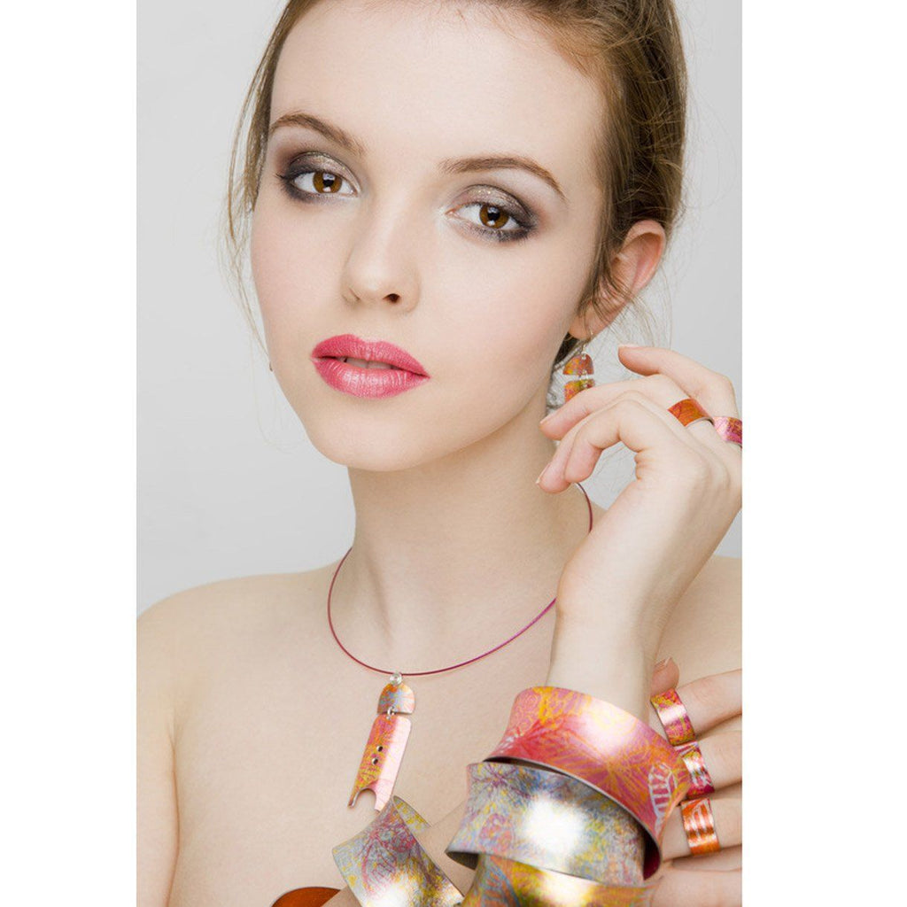 Tropical Orange Bangle 