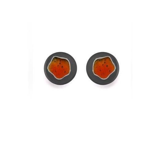 Volcanic Fire Stud Earrings 